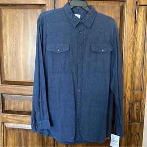 NWT Sonoma Long Sleeve Flannel Shirt